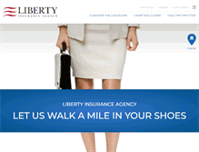 Tablet Screenshot of libertyins.com